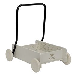 MICKI Chariot de marche pour enfants beige