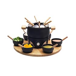 Nouvel Set à fondue électrique à la viande Mia 21 pièces