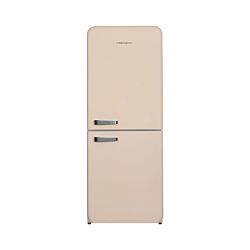 Kibernetik FSP Réfrigérateur-congélateur rétro 401 litres, beige