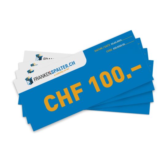 Bon d'achat pour la boutique en ligne Frankenspalter CHF 100.00