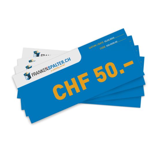 Gutschein für den Frankenspalter Onlineshop CHF 50.00