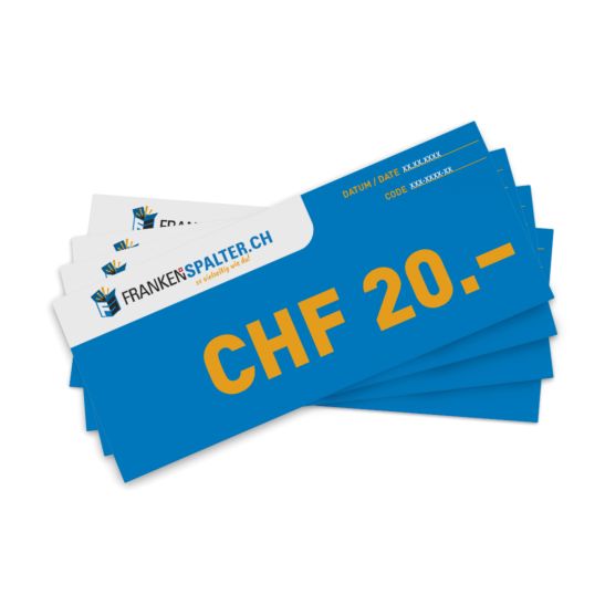 Gutschein für den Frankenspalter Onlineshop CHF 20.00