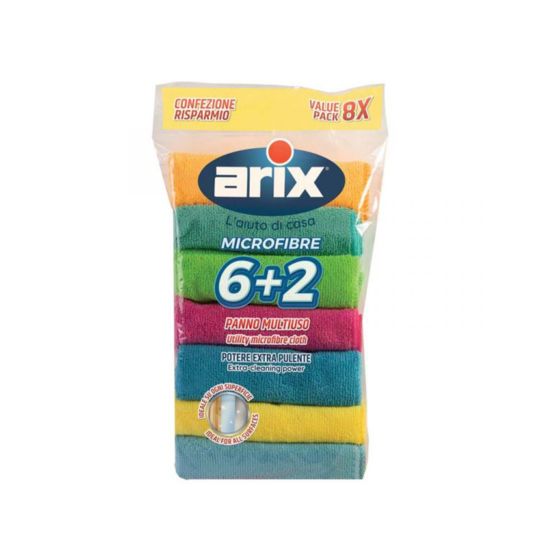 Arix 8 chiffons multi-usage en microfibre