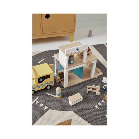 Kids Concept Ensemble de jeu hôpital en bois