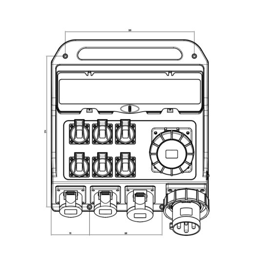 Ekström SV632T254T234CEE Stromverteiler