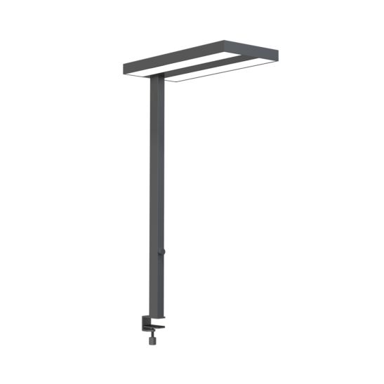 Contini Lampe de table LED avec pince de table, dimmable, anthracite