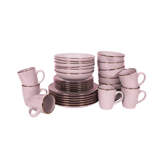 Tavola Set de vaisselle 30 pièces Lucca rose