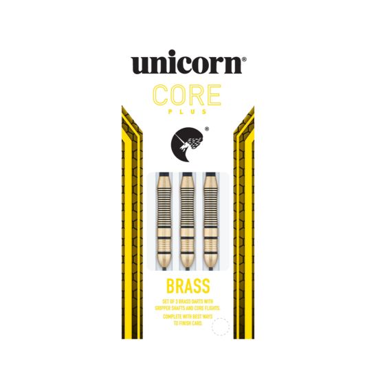 Unicorn Set de fléchettes Core Plus Win – Brass Darts 24g