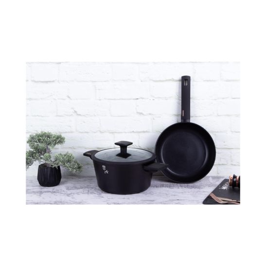 Berlinger Haus 10-teiliges Kochgeschirr Set Matte Black Collection