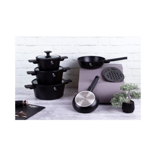 Berlinger Haus 10-teiliges Kochgeschirr Set Matte Black Collection