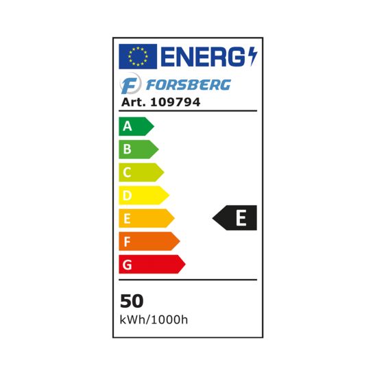 Forsberg Projecteur LED Slim 50 watts, avec support