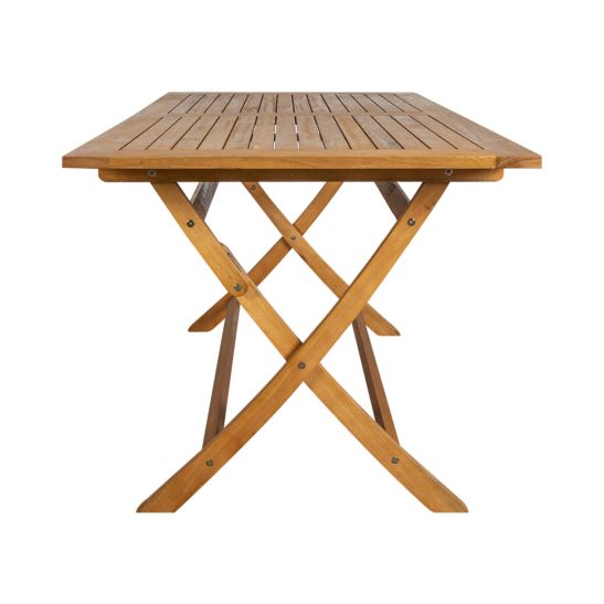 CONTINI Set de table de jardin 140x80cm avec 4 chaises