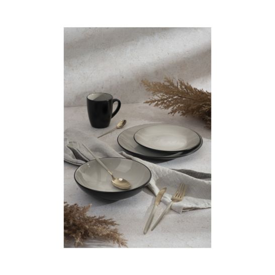 Berlinger Haus Set de vaisselle 18 pièces crème, Sahara Collection