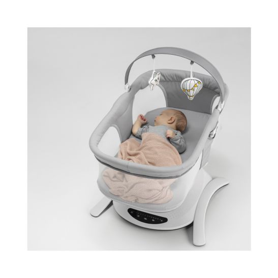 Lionelo Ensemble transat-berceau électrique pour bébé Bella Grey Concrete